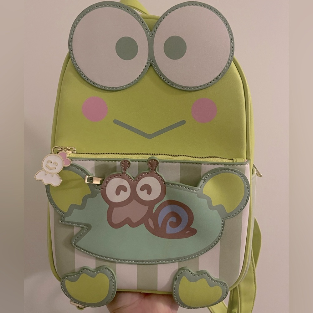 Keroppi backpack — Hot Topic Her Universe Keroppi Figural Mini Backpack